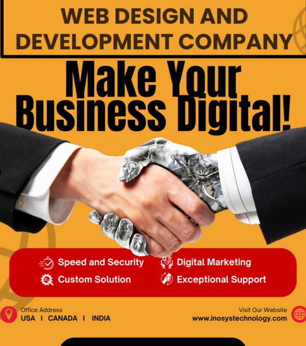 Yellow and Black Modern Web Design and Development Service Agency Instagram Post